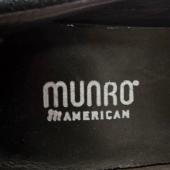 Munro Ramie Black Suede Penny Loafers Sz 6.5 - Picture 8 of 10